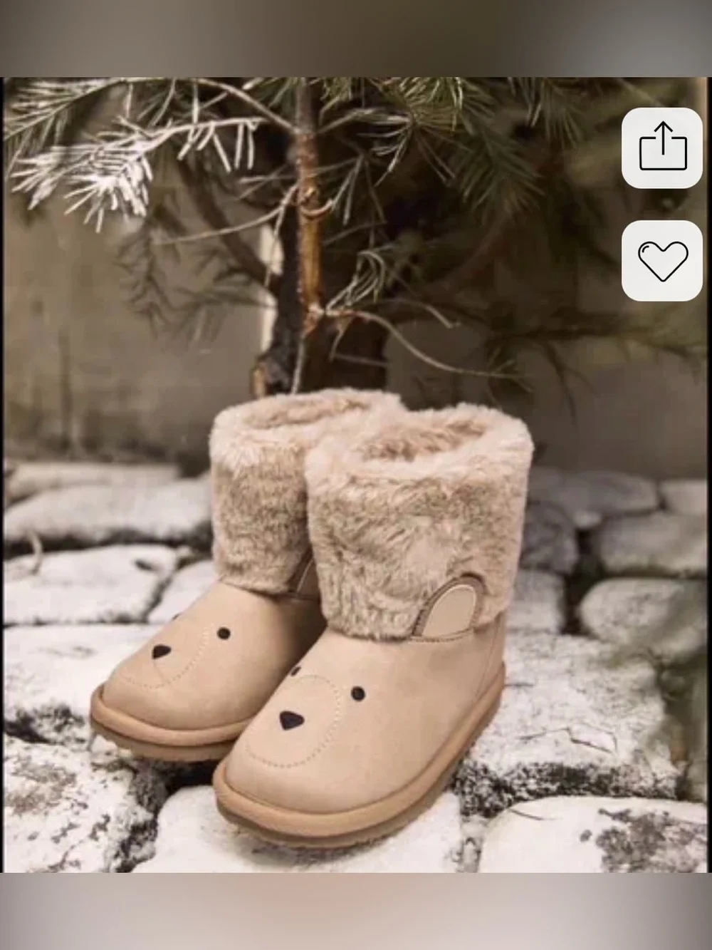 Gymboree Tan Bear Booties 🆕🐻